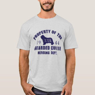Property of the Bearded Collie Herding Department T-Shirt