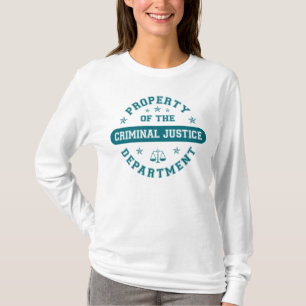 Property of the Criminal Justice Department T-Shirt