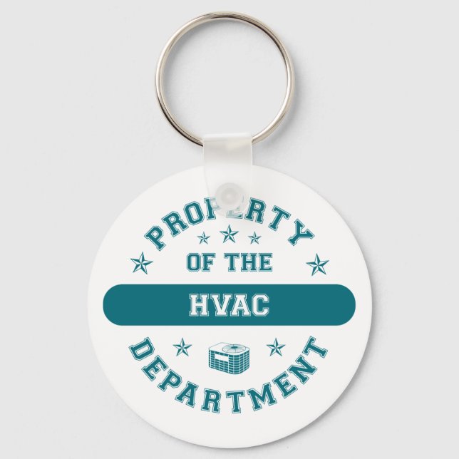 Property of the HVAC Department Key Ring (Front)