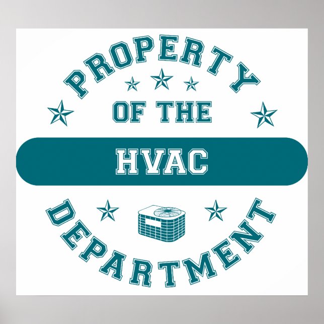 Property of the HVAC Department Poster (Front)
