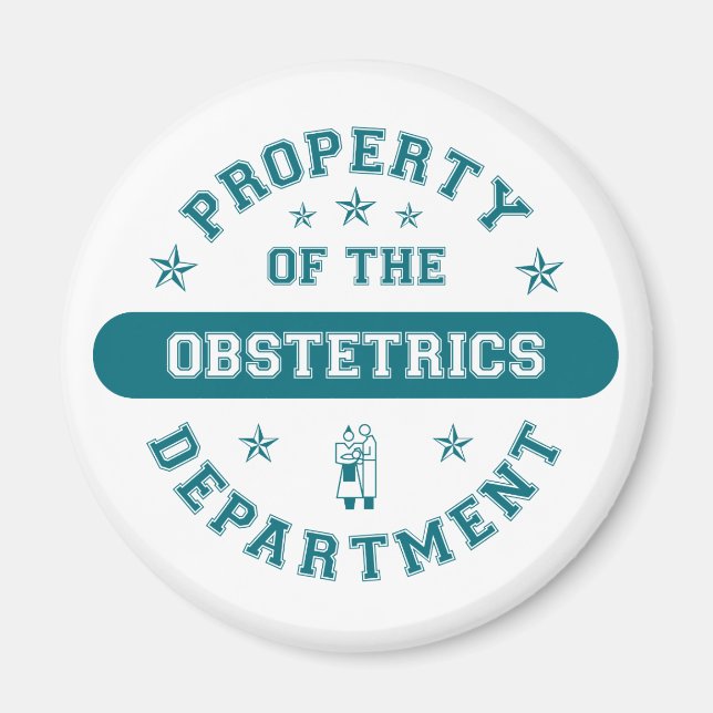 Property of the Obstetrics Department Magnet (Front)