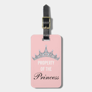 Property of the Princess Tiara Luggage Tag