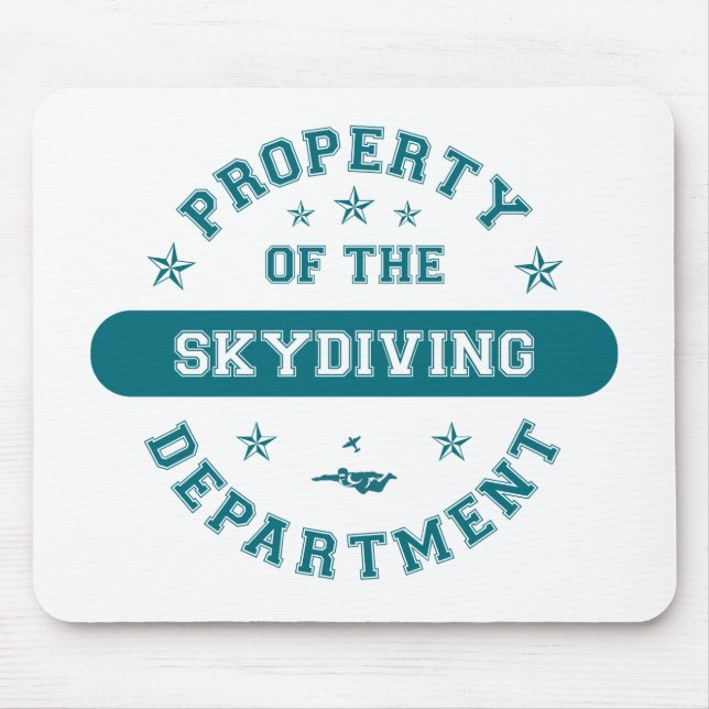 Property of the Skydiving Department Mouse Mat (Front)