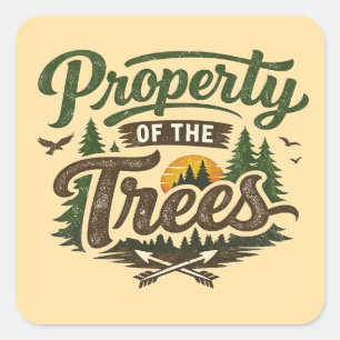 “Property of the Trees” Naure Design Stickers