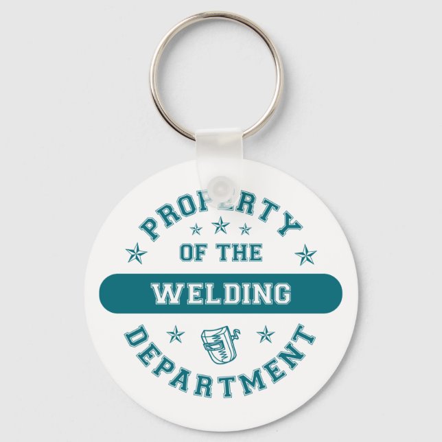 Property of the Welding Department Key Ring (Front)