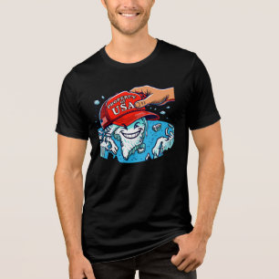 Property of USA - Satirical Political Cartoon  Tri-Blend Shirt
