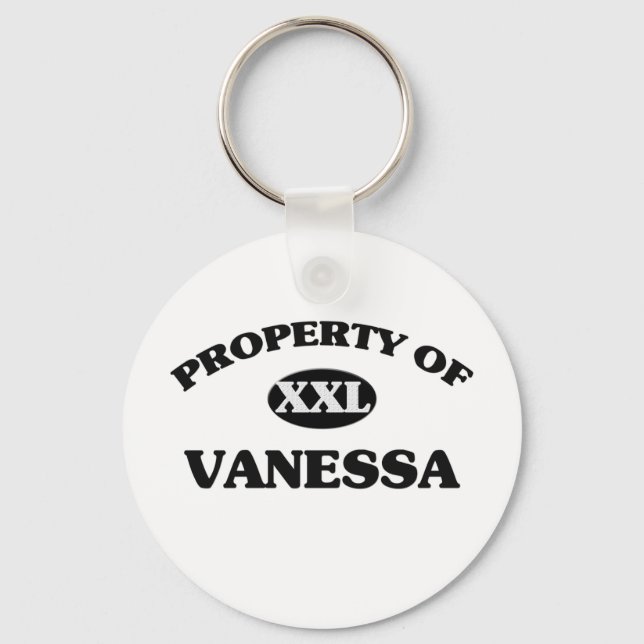 Property of VANESSA Key Ring (Front)