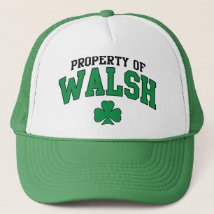 Property of Walsh Irish Trucker Hat