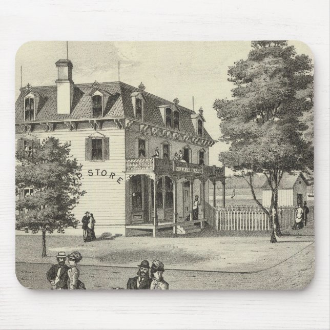 Property of Wm V Reid, Villa Park, NJ Mouse Mat (Front)