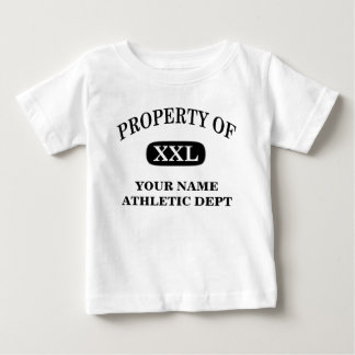 Property of XXL Your Name Baby T-Shirt