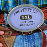 Property of XXL Your Name Belt Buckle<br><div class="desc">Looking to own a trendy property of XXL Department? You can personalise the template or make any desired changes by clicking "Personalise This Template" or "Edit".</div>