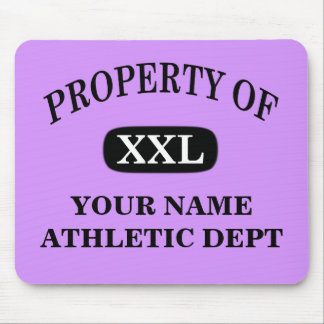 Property of XXL Your Name Mouse Mat