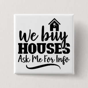 Property We Buy Houses Real Estate Button