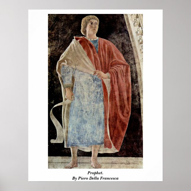 Prophet. By Piero Della Francesca Poster (Front)