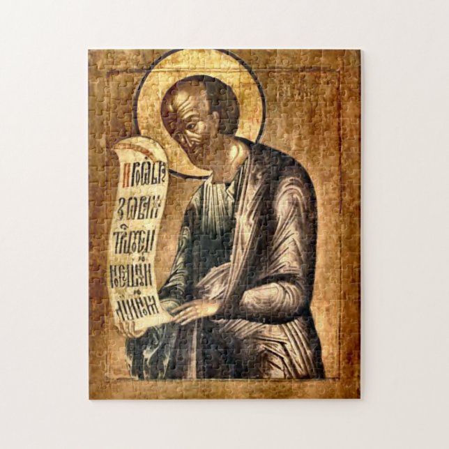 Prophet Elisha Orthodox Christian Icon Jigsaw Puzzle (Vertical)