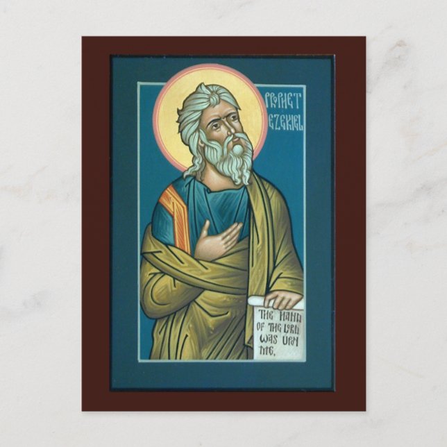 Prophet Ezekiel Prayer Card (Front)