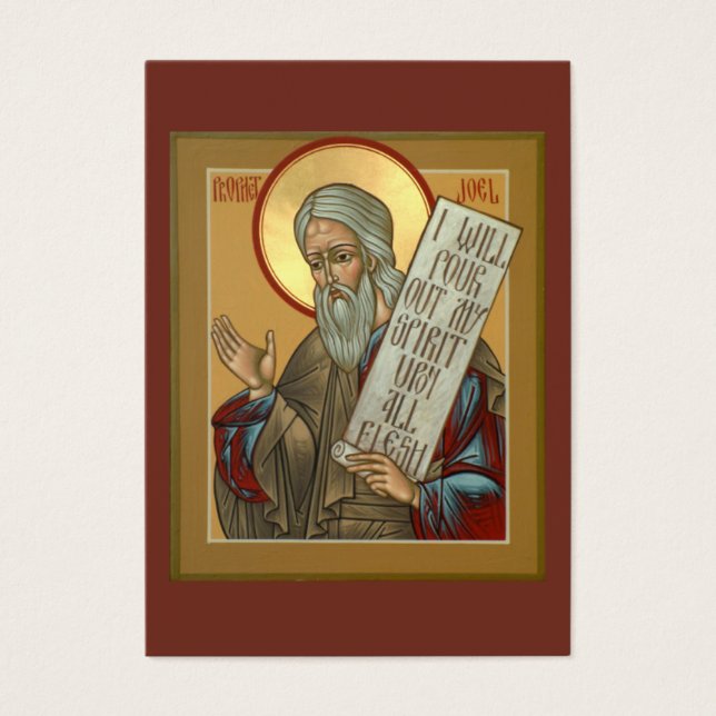 Prophet Joel Mini Prayer Card (Front)
