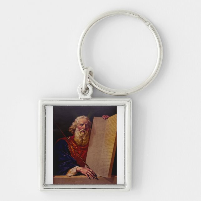 Prophet Moses on Mount Sinai – High-Fidelity Epic  Key Ring (Front)