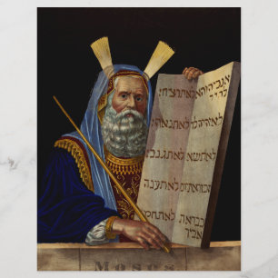 Prophet Moses with the Tablets of the Law Flyer