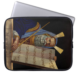 Prophet Moses with the Tablets of the Law  Laptop Sleeve
