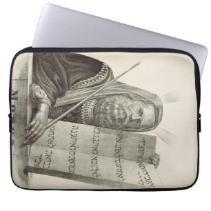 Prophet Moses with the Tablets of the Law Laptop Sleeve