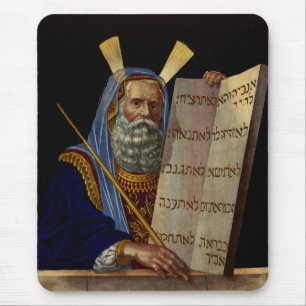 Prophet Moses with the Tablets of the Law  Mouse Mat