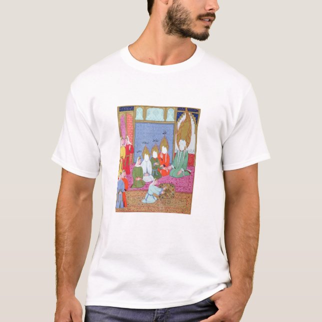 Prophet Muhammad Lecturing Followers T-Shirt (Front)