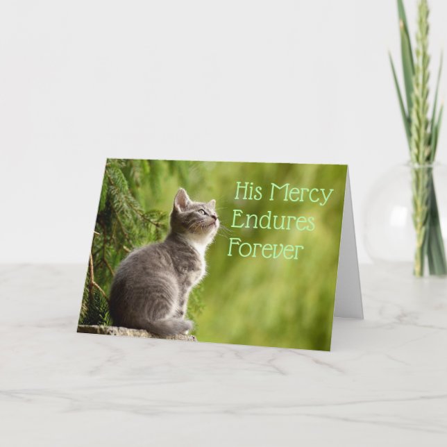 Prophetic Prayers Card for God's Mercy (Front)