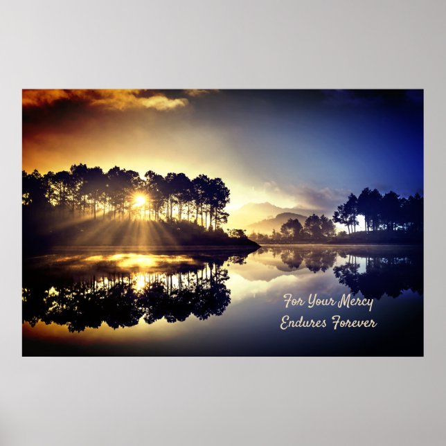 Prophetic Word on Mercy Endures Forever Poster (Front)