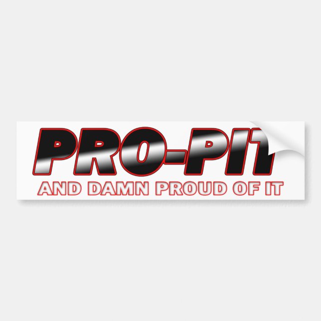 propit copy bumper sticker (Front)
