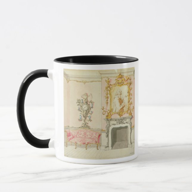 Proposal for a drawing room interior, 1755-60 (w/c mug (Left)