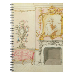 Proposal for a drawing room interior, 1755-60 (w/c notebook