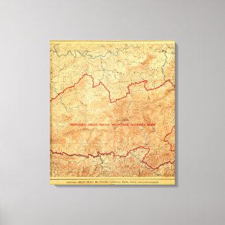 Proposal for Great Smoky Mountains National Park Canvas Print