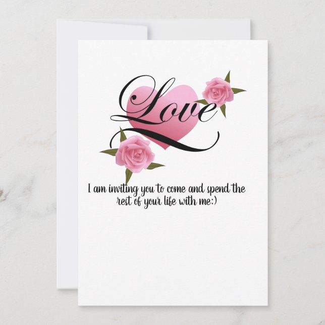 Proposal  invitation (Front)