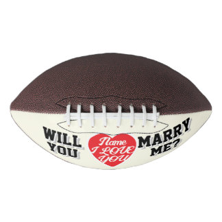 Proposal Name I LOVE YOU! WILL YOU MARRY ME? American Football