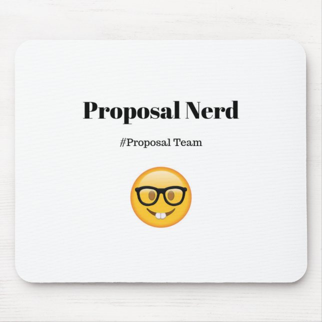 Proposal Nerd Mouse Mat (Front)