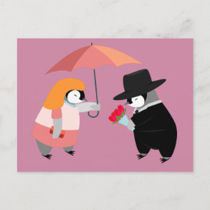 Propose Penguin Postcard