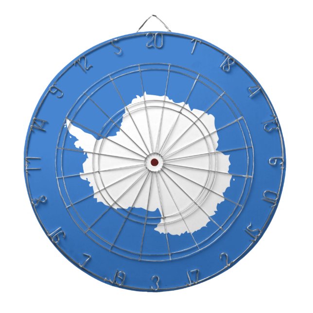 Proposed Flag of Antarctica (by Graham Bartram) Dartboard (Front)