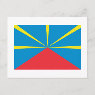 Proposed Reunion Island Flag Postcard