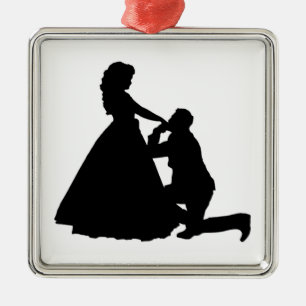 PROPOSING METAL TREE DECORATION