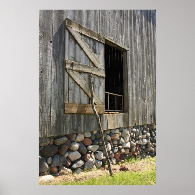Propped Barn Door Poster (Front)