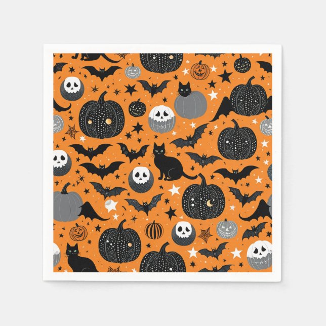 Props to enjoy Halloween festival day Napkin (Front)