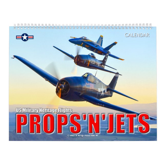 PROPS'N'JETS - US Military Heritage Flights Calendar (Cover)