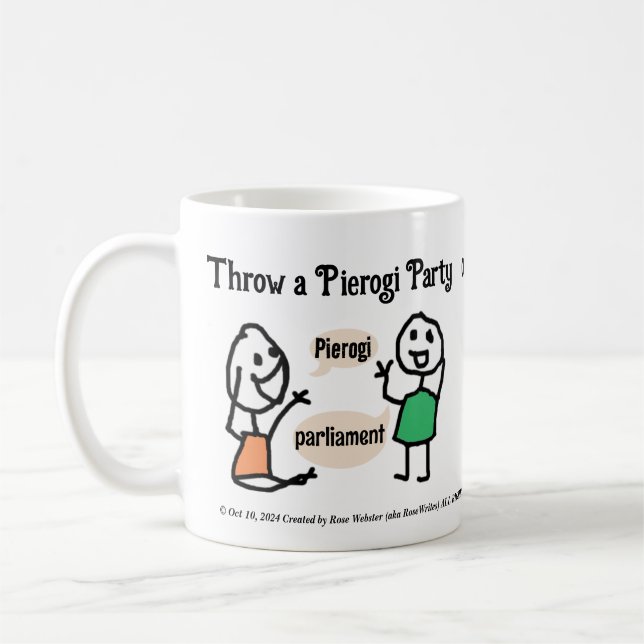 Prorogue Pierogi Party by RoseWrites Mug (Left)