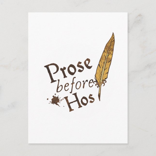 Prose before Hos Postcard (Front)