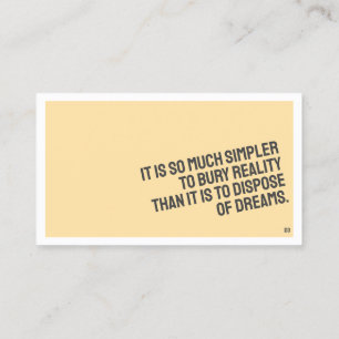 PROSE Minimalist Business Card