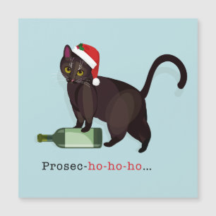Prosec-ho-hoho christmas card