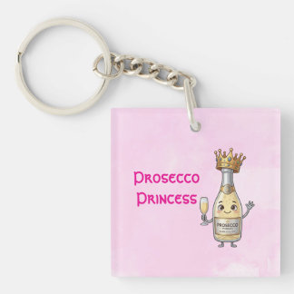 Prosecco Princess Key Ring