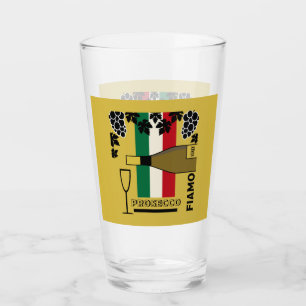 Prosecco sparkling wine  glass