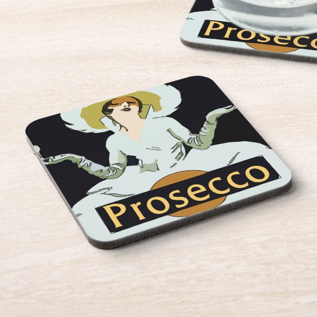 Prosecco Wine Coaster (Left Side)